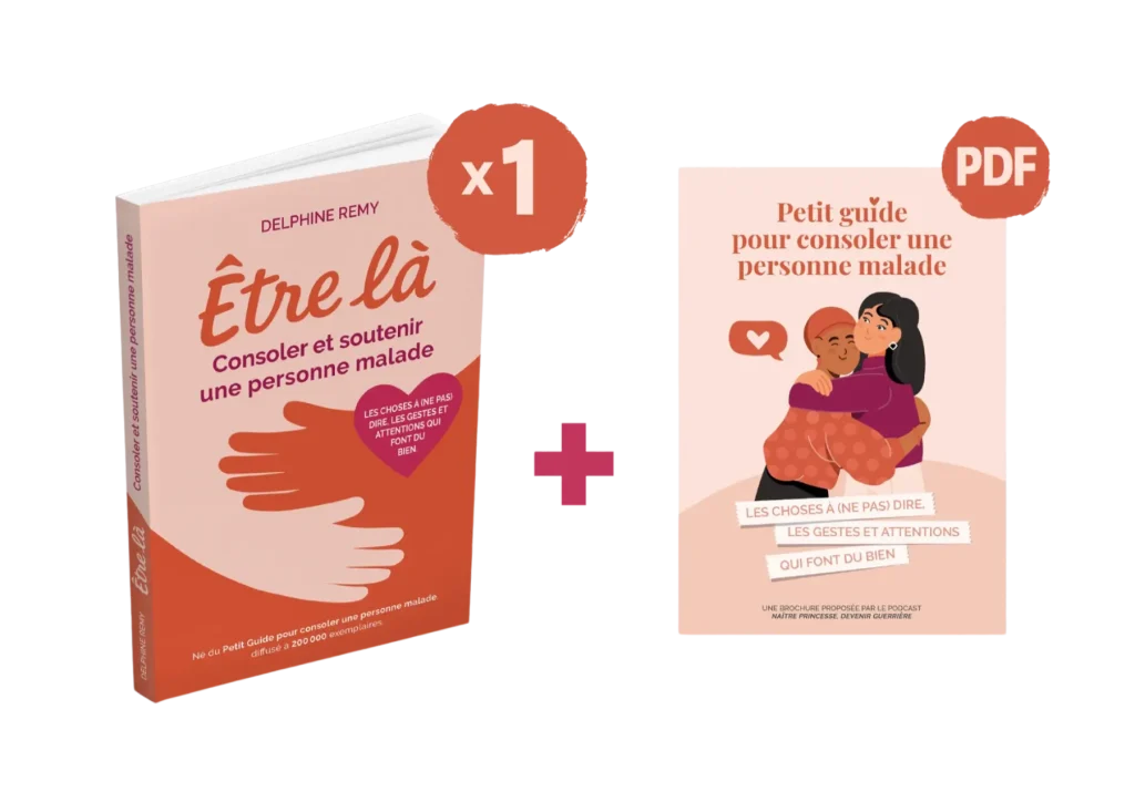 Photo du produit "l'essentiel" pour la prévente du livre "être là" de Delphine