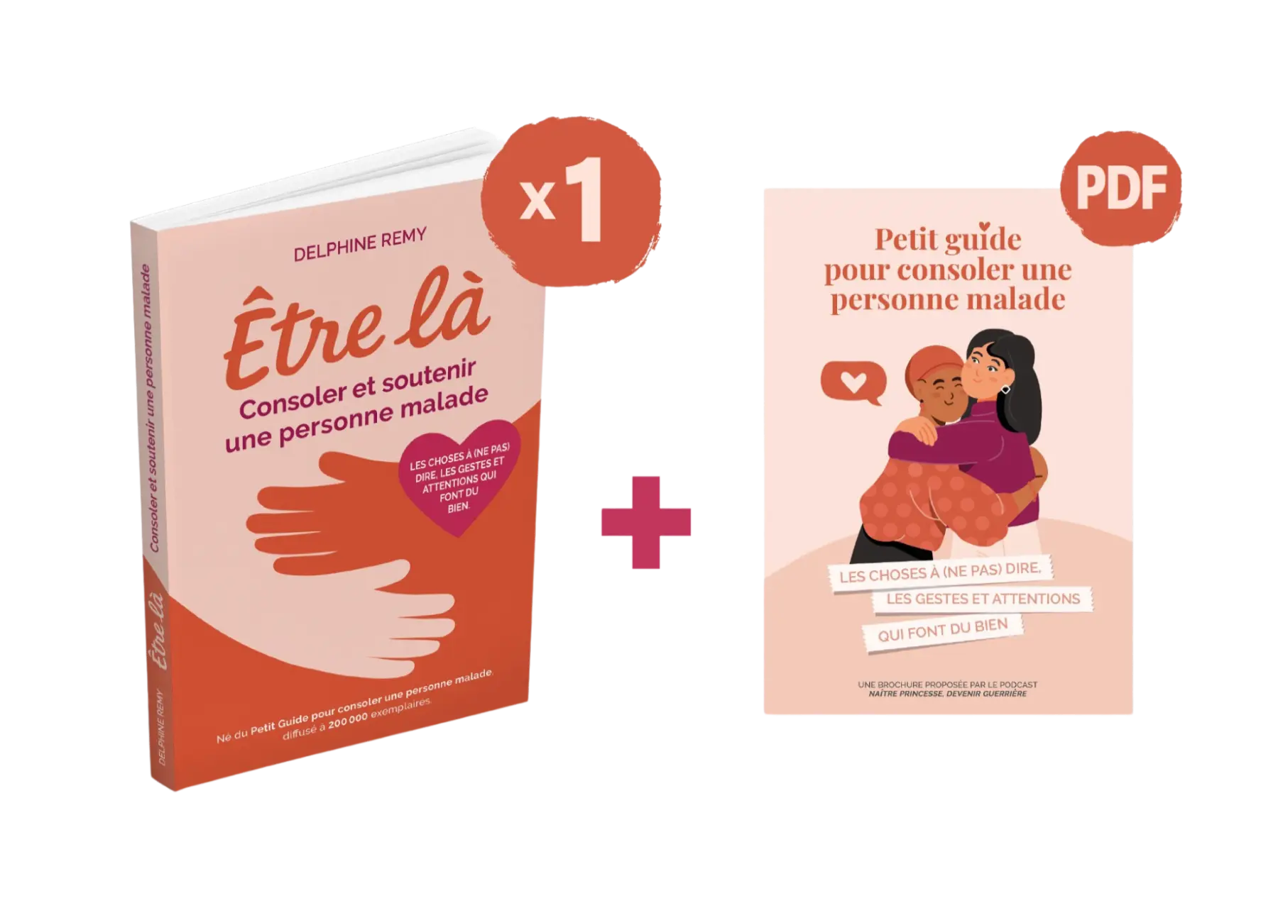 Photo du produit "l'essentiel" pour la prévente du livre "être là" de Delphine
