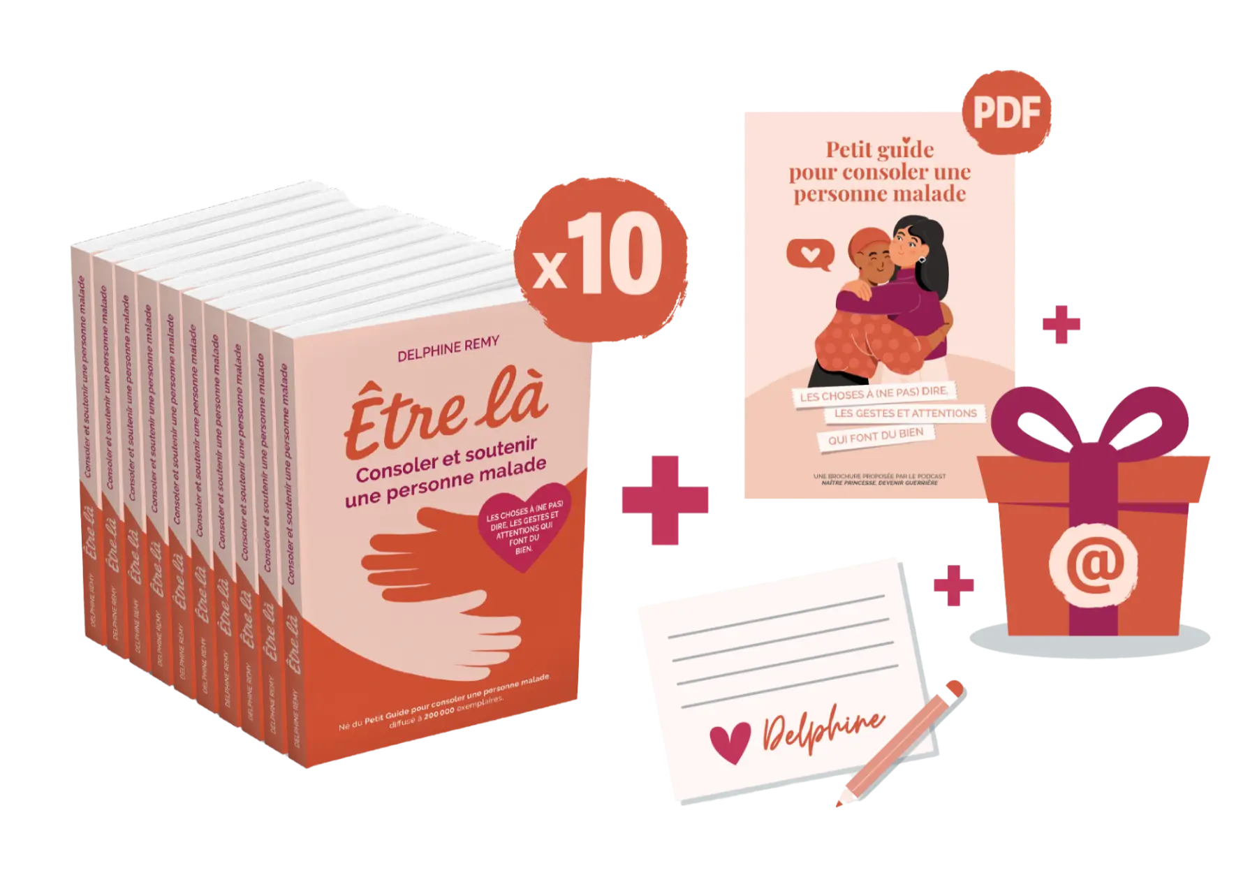 Photo du produit "semer autour de soi" pour la prévente du livre "être là" de Delphine